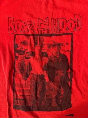 Boyz N The Hood Graphic Short Sleeve Tee - Red